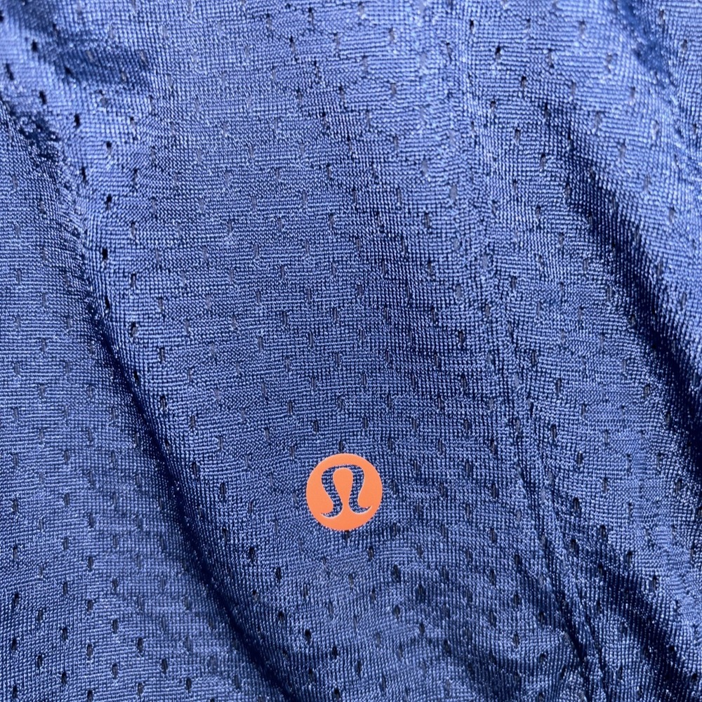 Lululemon Mesh Full-Zip Train Track Jacket Navy Blue Women's Lightweight Sz XS - Picture 7 of 12